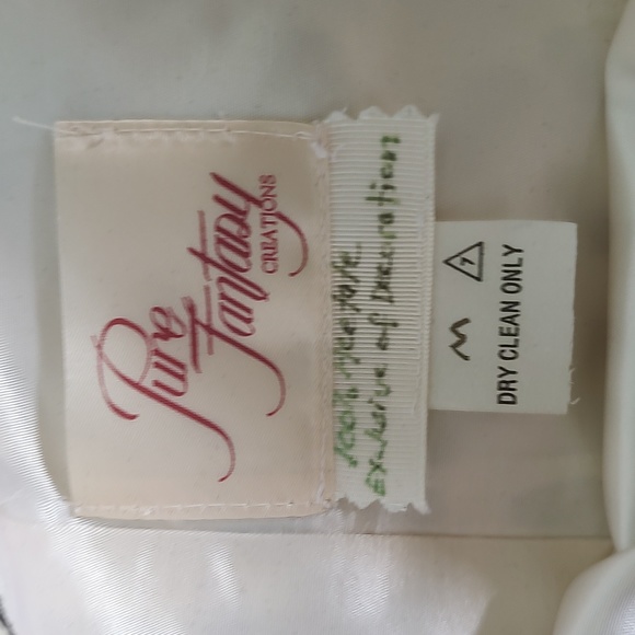 Hand Taylored animal print skirt black and off white UNIQUE - Picture 4 of 5